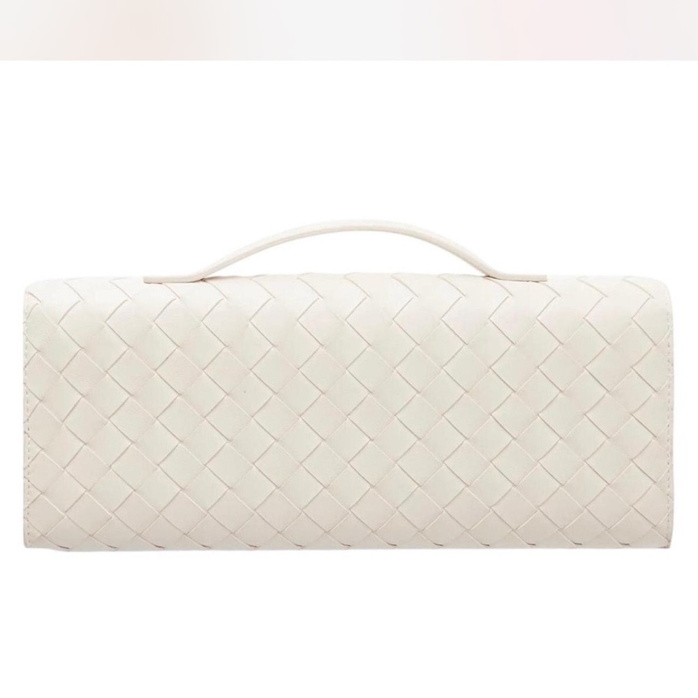 Few Moda East West Theia Clutch With Crossbody Strap - Cream NWT - Picture 2 of 11